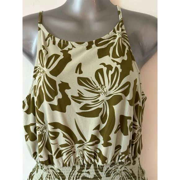 Market & Spruce Women's Petite Halter Neck Midi Dress M Multicolor - Picture 7 of 10